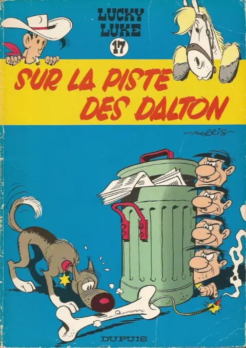Couverture de l'album Lucky Luke Tome 17 Sur la piste des Dalton