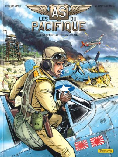 Couverture de l'album Les as du Pacifique Tome 2 Gunfight at the ok corail