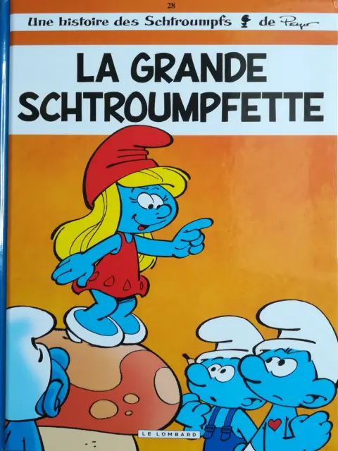 Couverture de l'album Les Schtroumpfs Tome 28 La Grande Schtroumpfette