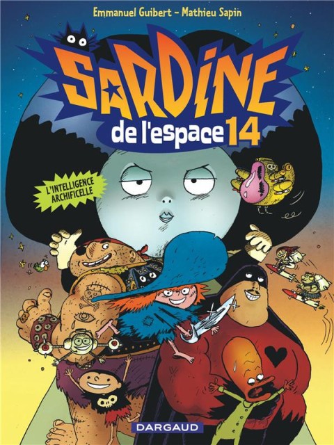 Couverture de l'album Sardine de l'espace Dargaud Tome 14 L'intelligence archificelle