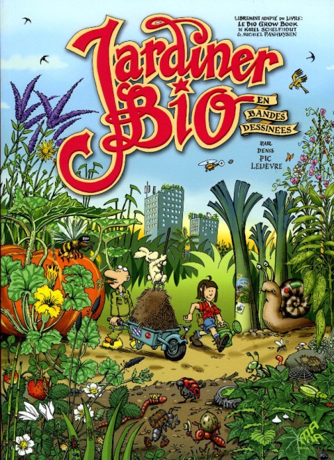 Couverture de l'album Jardiner Bio en bandes dessinées