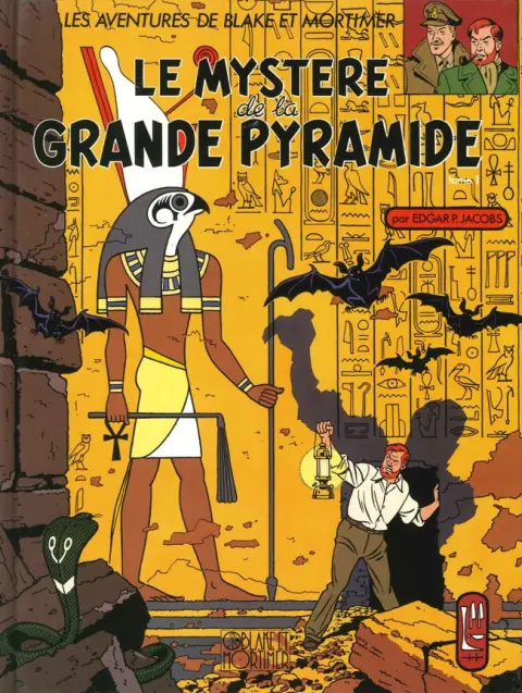 Couverture de l'album Blake et Mortimer Tome 4 Le Mystère de la Grande Pyramide - Tome 1
