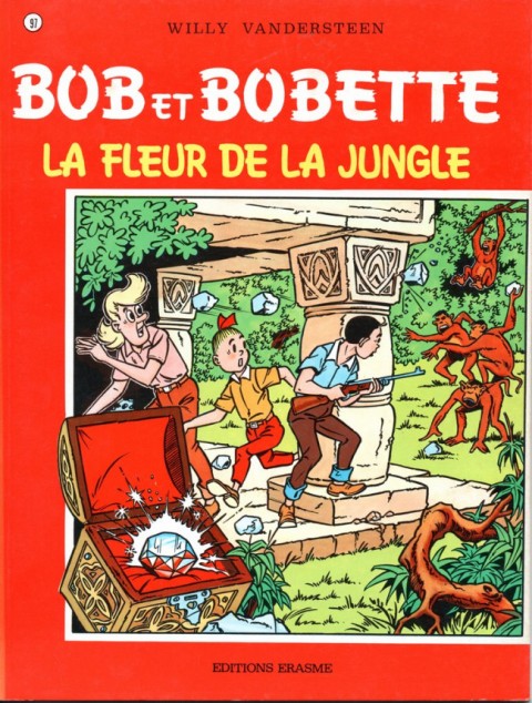 Couverture de l'album Bob et Bobette Tome 97 La fleur de la jungle