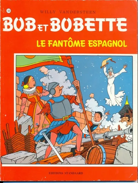 Couverture de l'album Bob et Bobette Tome 150 Le fantôme espagnol
