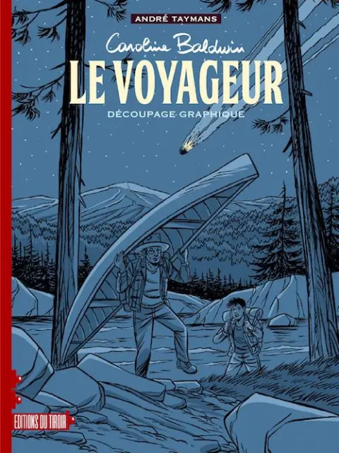Couverture de l'album Caroline Baldwin Le voyageur - Découpage graphique