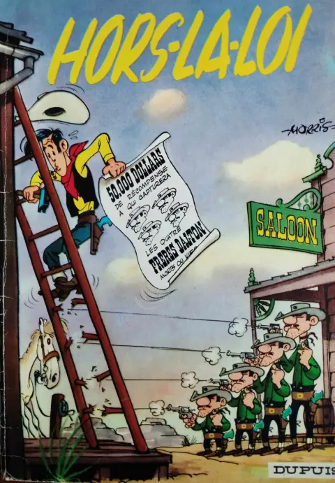 Couverture de l'album Lucky Luke Tome 6 Hors-la-loi