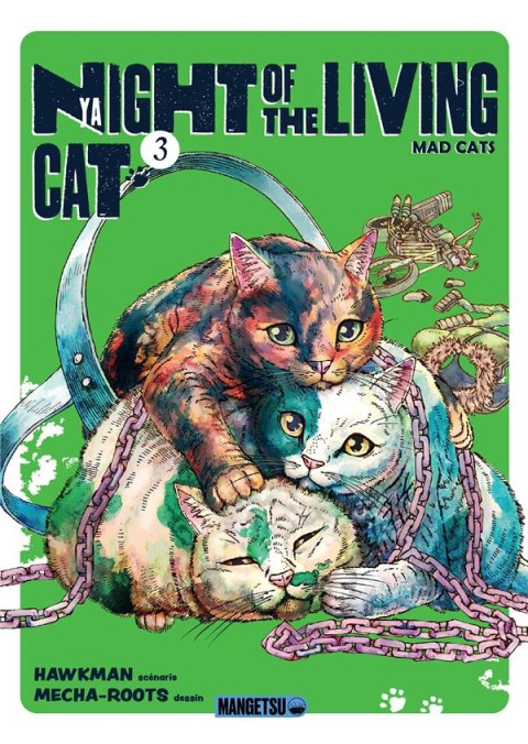 Couverture de l'album Night of the Living Cat 3 Mad cats