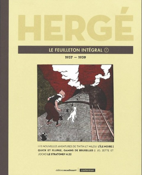 Couverture de l'album Hergé - Le Feuilleton intégral Tome 7 1937 - 1939