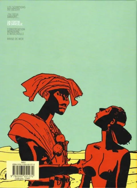 Verso de l'album Les Scorpions du Désert Tome 2 Un fortin en Dancalie