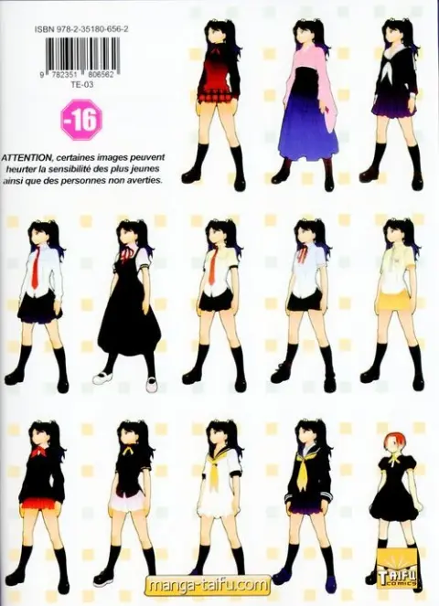 Verso de l'album Shoujo Sect 2