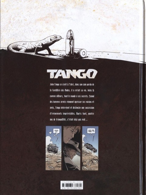 Verso de l'album Tango Tome 1 Un océan de pierre
