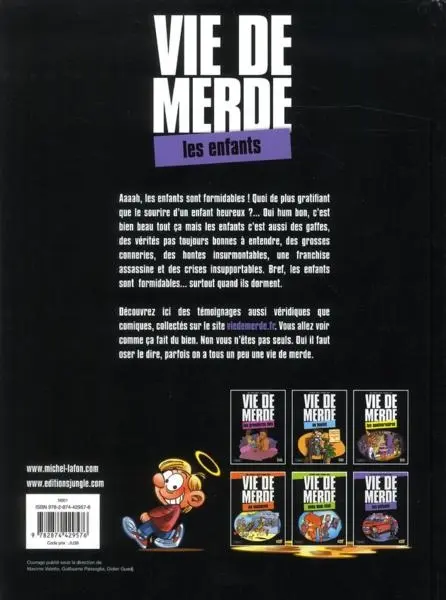 Verso de l'album Vie de merde Tome 6 Les enfants