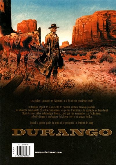 Verso de l'album Durango Tome 9 L'or de Duncan