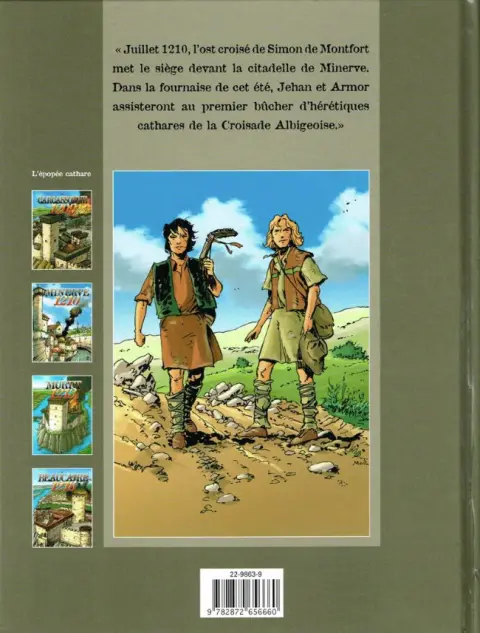 Verso de l'album Jehan et Armor Tome 2 Minerve 1210