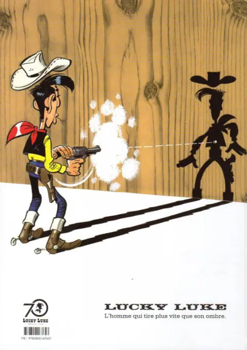 Verso de l'album Lucky Luke Tome 6 Hors-la-loi