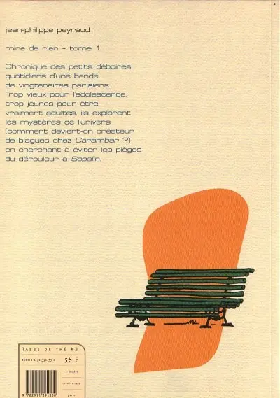 Verso de l'album Mine de Rien Tome 1