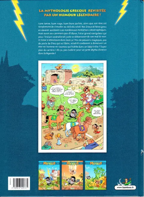 Verso de l'album Les Petits Mythos Tome 2 Le grand Icare