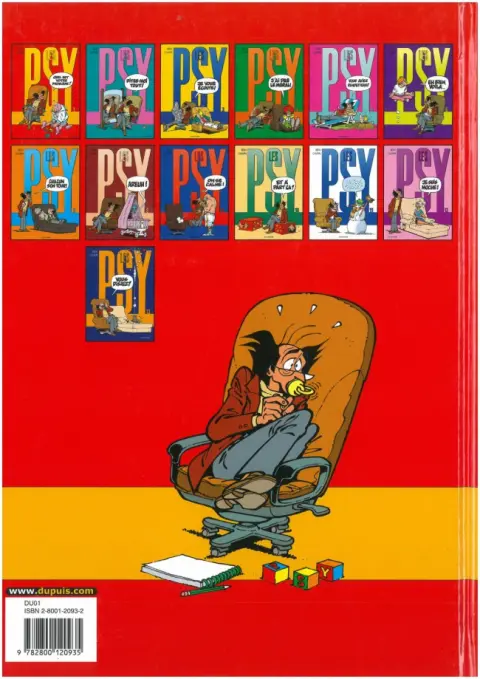 Verso de l'album Les Psy Tome 1 Quel est votre problème ?