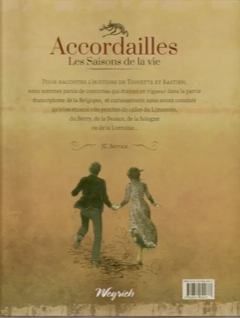 Verso de l'album Les saisons de la vie Tome 1 Accordailles