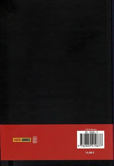 Verso de l'album L'art de Manara