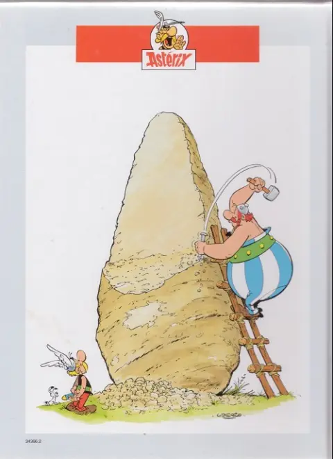 Verso de l'album Astérix Tome 29 La rose et le glaive