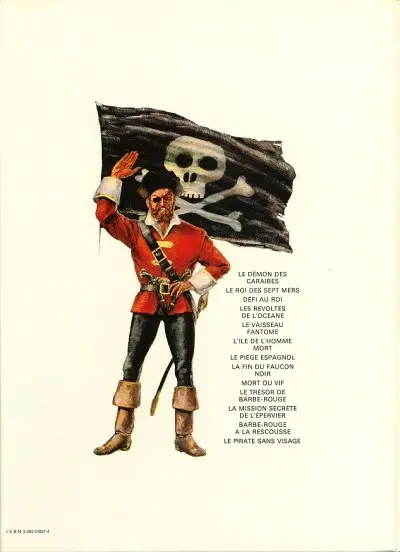 Verso de l'album Barbe-Rouge Tome 20 Le jeune capitaine