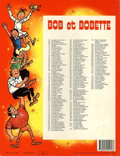 Verso de l'album Bob et Bobette Tome 225 L'as du ballon