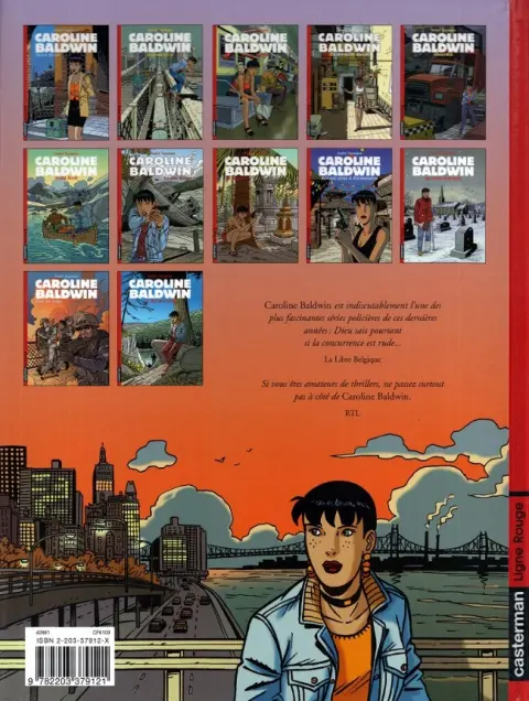 Verso de l'album Caroline Baldwin Tome 12 Le Roi du Nord