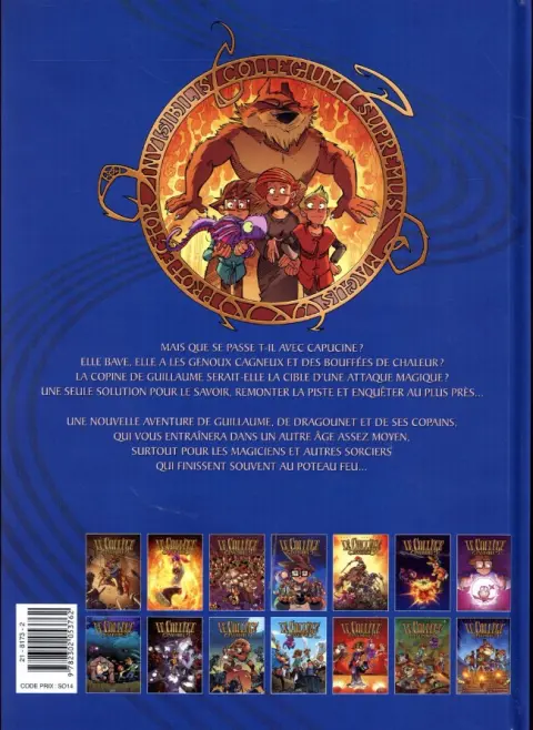 Verso de l'album Le Collège invisible Tome 14 Burnem Witchæ Burnem