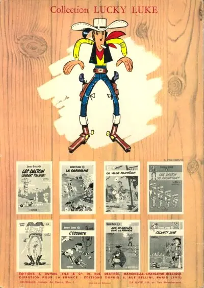 Verso de l'album Lucky Luke Tome 31 Tortillas pour les Dalton