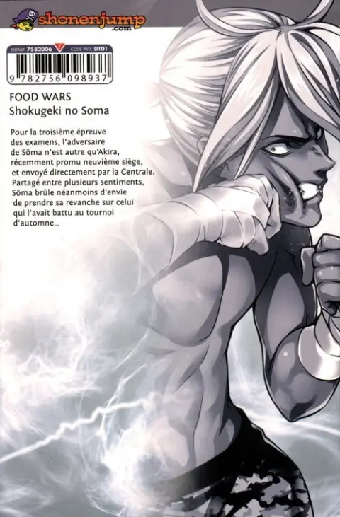 Verso de l'album Food Wars ! 22