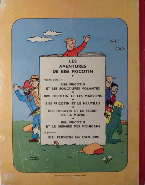 Verso de l'album Bibi Fricotin Tome 6 Bibi Fricotin et la fantastique machine KB˟Z²