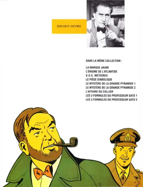 Verso de l'album Blake et Mortimer Tome 5 Le Mystère de la Grande Pyramide - Tome 2