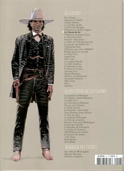 Verso de l'album Blueberry La Collection Tome 7 Le Cheval de fer