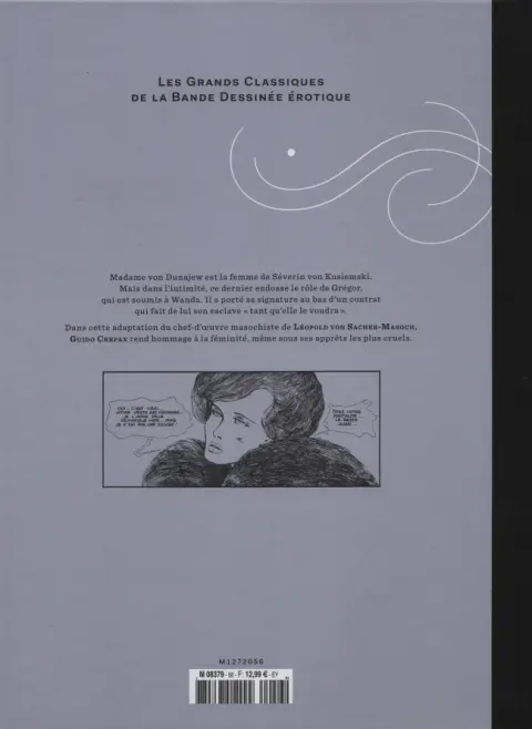 Verso de l'album Les Grands Classiques de la Bande Dessinée Érotique - La Collection Tome 56 La Vénus à la fourure