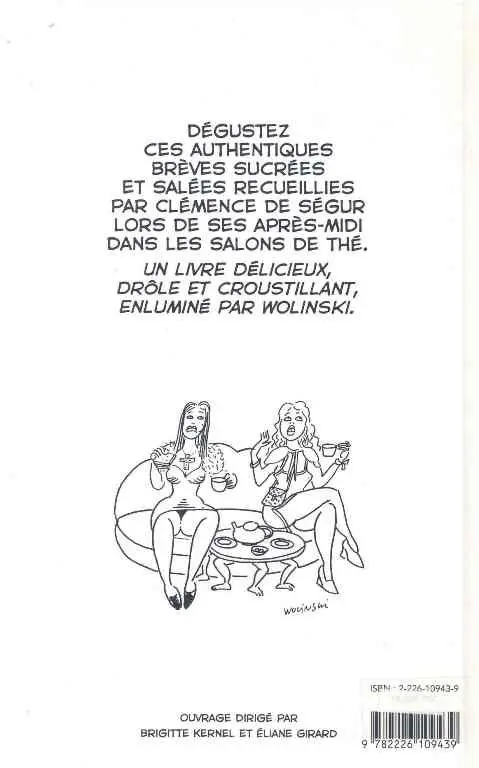 Verso de l'album Brèves sucrées et salées de salons de thé