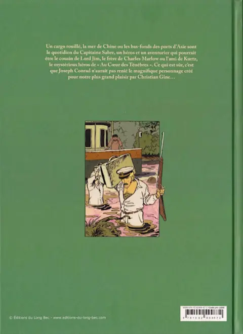Verso de l'album Capitaine Sabre Livre 1