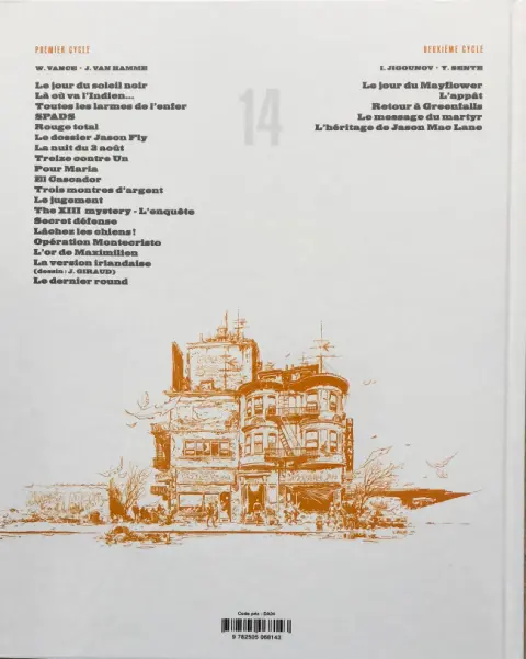 Verso de l'album XIII Tome 14 Secret défense