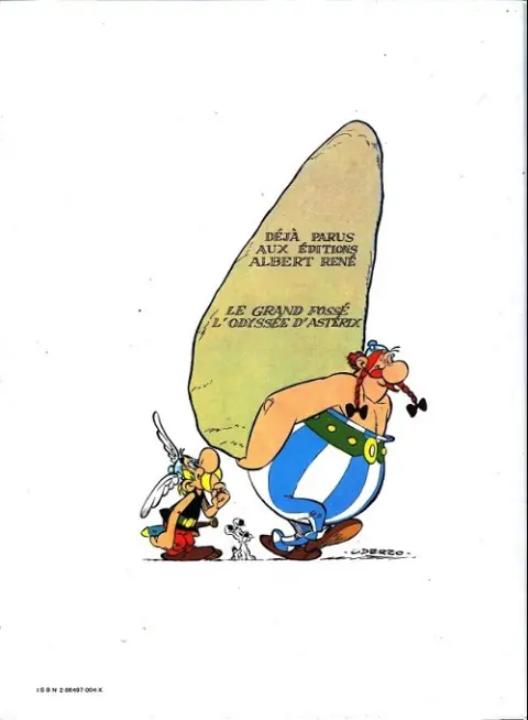 Verso de l'album Astérix Tome 26 L'odyssée d'astérix
