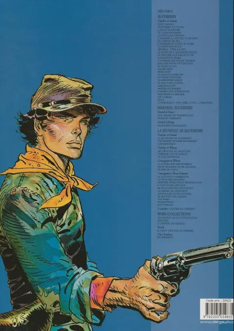 Verso de l'album La Jeunesse de Blueberry Tome 4 Les démons du Missouri