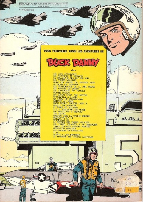 Verso de l'album Buck Danny Tome 30 Les voleurs de satellites