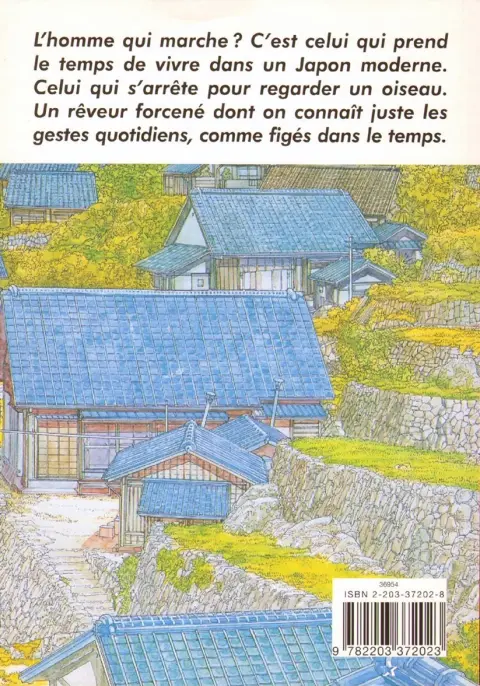 Verso de l'album L'Homme qui marche