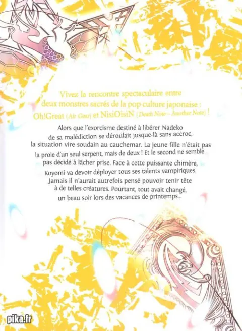 Verso de l'album Bakemonogatari 8