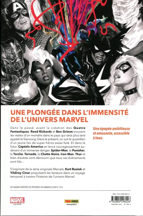 Verso de l'album The marvels 1 La Guerre de Siancong