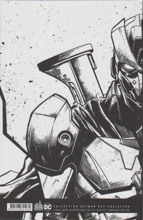 Verso de l'album Batman : Le Duel