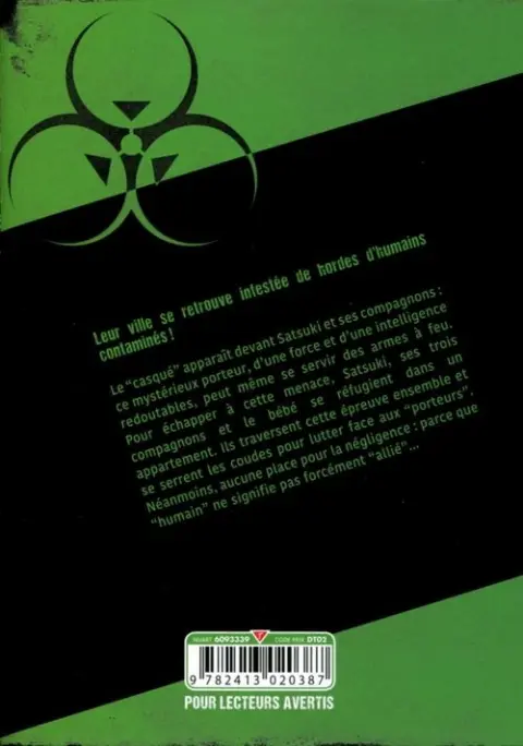 Verso de l'album Infection 7