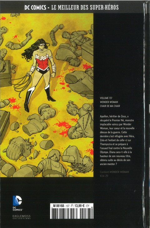 Verso de l'album DC Comics - Le Meilleur des Super-Héros Volume 137 Wonder Woman - Chair de ma Chair