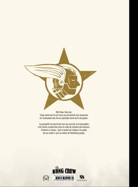 Verso de l'album The Kong Crew #2 Hudson Megalodon