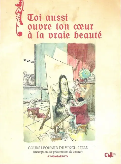 Verso de l'album Le petit Léonard décodé
