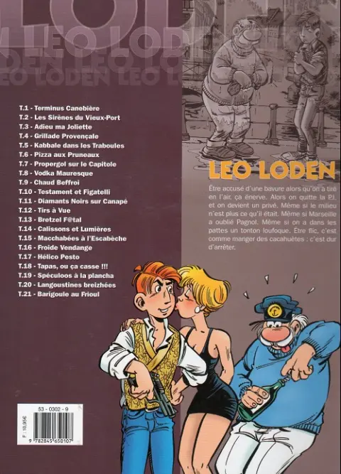Verso de l'album Léo Loden Tome 13 Bretzel f@tal